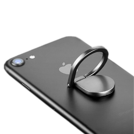 Suport Inel Telefon - Techsuit Water Drop Ring Holder - Black