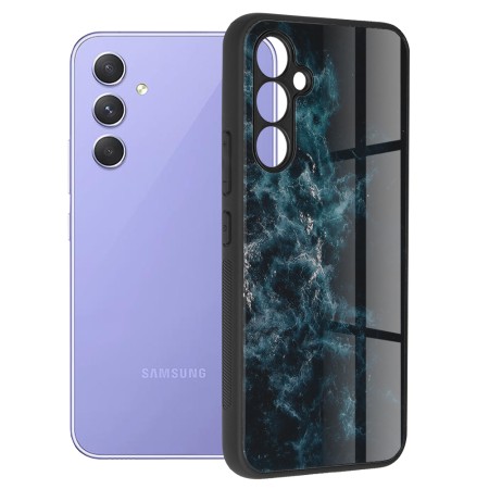 Husa pentru Samsung Galaxy A54 - Techsuit Glaze Series - Blue Nebula