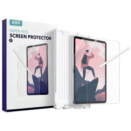 Folie pentru iPad 10 (2022) 10.9 (set 2) - ESR Paper-Feel - Matte Clear