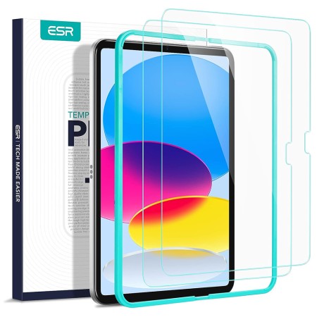 Folie pentru iPad 10 (2022) 10.9 (set 2) - ESR Tempered Glass 9H - Clear