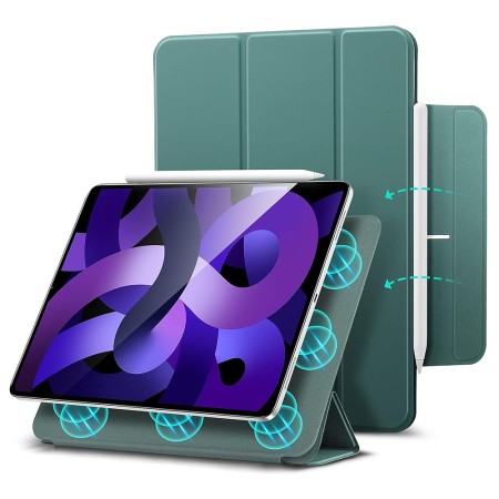 Husa pentru iPad Pro 11 2018 / iPad Air 4 / 5 / 11 (2020/2022/2024) - ESR Rebound Magnetic - Forest Green