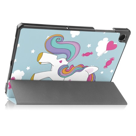 Husa pentru Samsung Galaxy Tab A9 Plus - Techsuit FoldPro - Unicorn