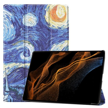 Husa pentru Samsung Galaxy Tab S8 Ultra / S9 Ultra / S10 Ultra - Techsuit FoldPro - Starry Night