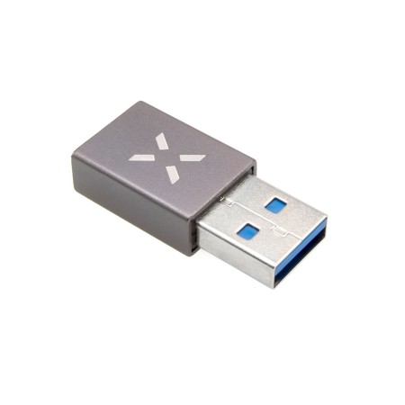 Adaptor USB 3.0 la Type-C, 5Gbps, 2.4A, aluminiu - Fixed (FIXA-CU-GR) - Grey