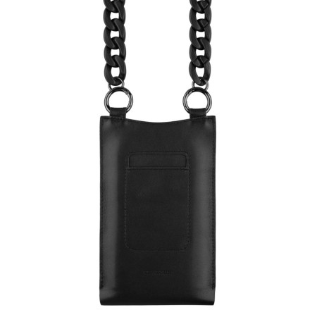 Husa pentru telefon 7" - Fixed Universal Shoulder Bag Venezia Leather (FIXVEN-BK) - Black