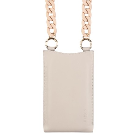 Husa pentru telefon 7" - Fixed Universal Shoulder Bag Venezia Leather (FIXVEN-CR) - Cream