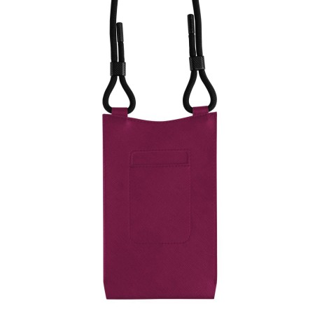 Husa pentru telefon 7" - Fixed Universal Shoulder Bag Verona (FIXVER-WI) - Burgundy