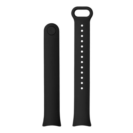 Curea pentru Xiaomi Mi Band 8 / 8 NFC / 9 / 9 NFC - Fixed Silicone Strap - Black