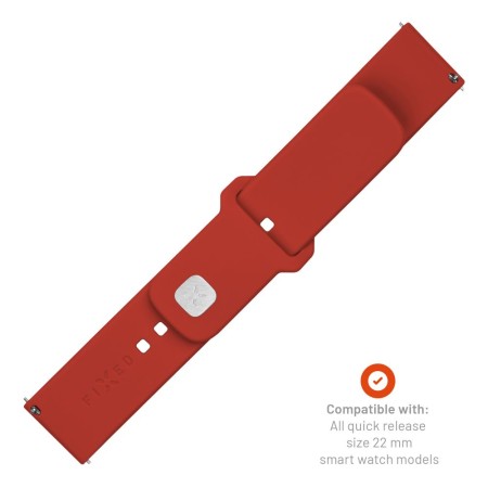 Curea pentru Huawei Watch GT 2 (46mm)/GT 2 Pro/GT 3 Pro (46mm)/Ultimate, Xiaomi Watch S1 - Fixed Sporty Strap Set - Red