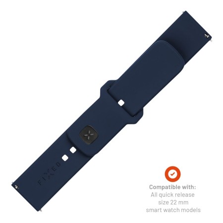 Curea pentru Huawei Watch GT 2 (46mm)/GT 2 Pro/GT 3 Pro (46mm)/Ultimate, Xiaomi Watch S1 - Fixed Sporty Strap Set - Blue