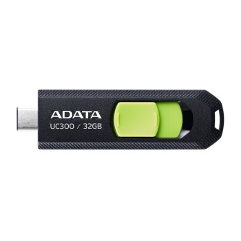 Stick de Memorie 32GB, USB-C - Adata (ACHO-UC300-32G-RBK) - Black / Green