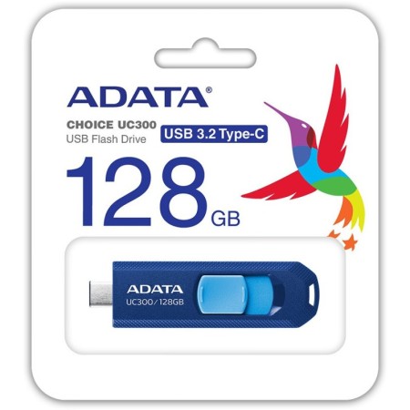 Stick de Memorie 128GB, USB-C - Adata (ACHO-UC300-128G-RN) - Blue