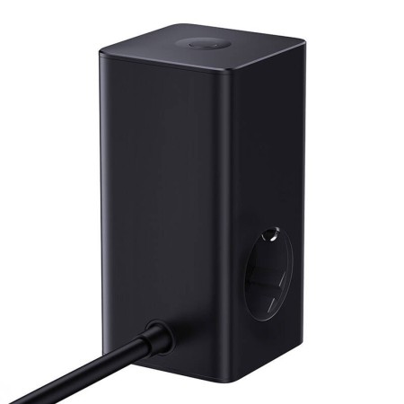 Statie de Incarcare 2xUSB, 2xType-C, Shuko, Fast Charging 100W, 1.5m - Baseus (E00023609113-00) - Black