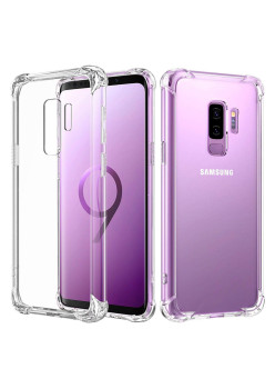 Husa Antisoc compatibila Samsung Galaxy S9 Plus, PRO AirBag, Clear