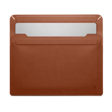 Husa pentru Laptop 13, 14",  Spigen Valentinus Sleeve, Classic Brown