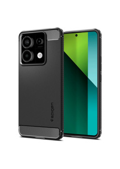 Husa pentru Xiaomi Redmi Note 13 Pro 5G / Poco X6, Spigen Rugged Armor, Black