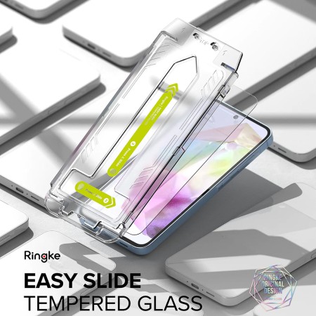 Folie pentru Samsung Galaxy A35 5G (set 2) - Ringke Easy Slide Tempered Glass - Clear