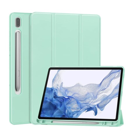 Husa pentru Samsung Galaxy Tab S8 Ultra - Techsuit Flex Trifold - Matcha Green