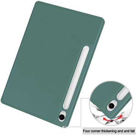 Husa pentru Samsung Galaxy Tab S9 FE - Techsuit Flex Trifold - Green