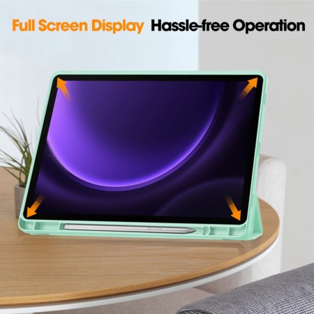 Husa pentru Samsung Galaxy Tab S9 FE - Techsuit Flex Trifold - Matcha Green