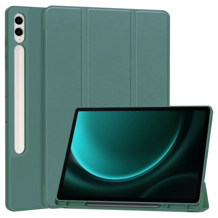 Husa pentru Samsung Galaxy Tab S9 FE Plus - Techsuit Flex Trifold - Green