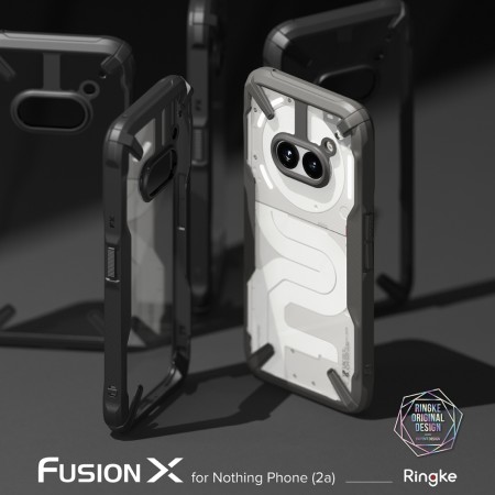 Husa pentru Nothing Phone (2a) - Ringke Fusion X - Gray