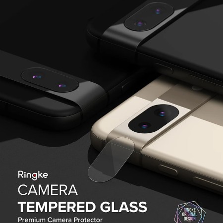 Folie Camera pentru Google Pixel 8a (set 3) - Ringke Camera Protector Glass - Clear