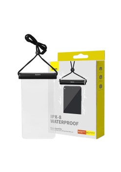 Husa Waterproof IPX8 pentru Telefon 7.2, Baseus, Black