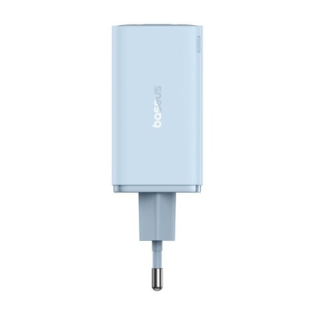 Incarcator pentru Priza 2x USB, 2x Type-C, 65W + Cablu Type-C la Type-C - Baseus (P10162701313-00) - Blue