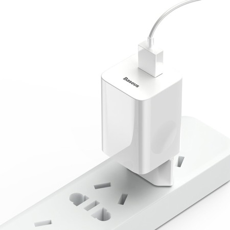 Incarcatoru USB Quick Charge 3.0 - Baseus (CCALL-BX02) - White