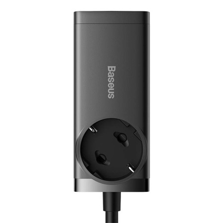 Prelungitor Priza, Incarcator 2xUSB + 2xUSB-C + AC, 65W - Baseus GaN3 Pro (PSZM000901) - Black