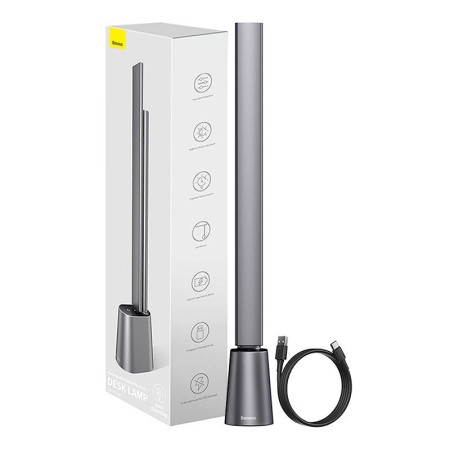 Lampa Reincarcabila pentru Birou, 2200mAh - Baseus Smart Eye (DGZG-0G) - Grey