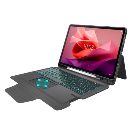 Husa cu Tastatura pentru Lenovo Tab P12 - Techsuit KeyTab Pro - Black