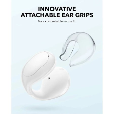 Casti Fara Fir Bluetooth 5.3, Open-Ear, IPX4, Noise Reduction, Microfon - Anker SoundCore C30i (A3330G21) - White