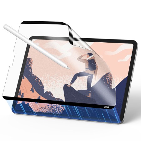 Folie pentru iPad Air 11 (2024) - ESR Paper-Feel Magnetic - Clear