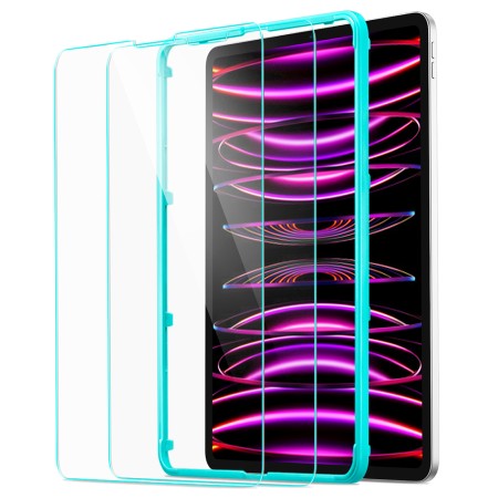 Folie pentru iPad Pro 12.9 (2018 / 2020 / 2021 / 2022) / iPad Air 13 (2024) (set 2) - ESR Tempered Glass 9H - Clear