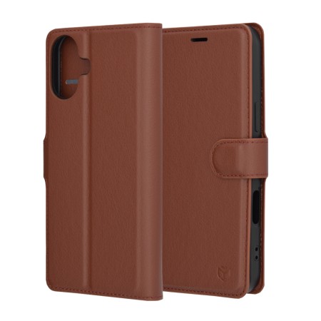 Husa pentru iPhone 16 - Techsuit Leather Folio - Brown