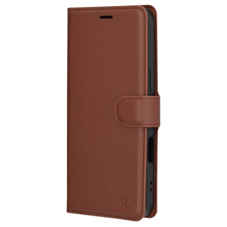 Husa pentru iPhone 16 - Techsuit Leather Folio - Brown