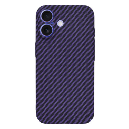 Husa pentru iPhone 16 - Premium CarbonFiber - Purple