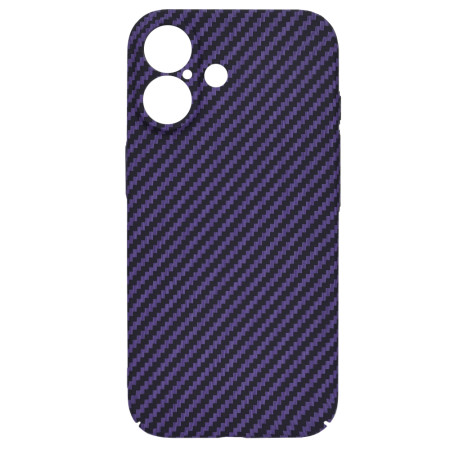 Husa pentru iPhone 16 - Premium CarbonFiber - Purple