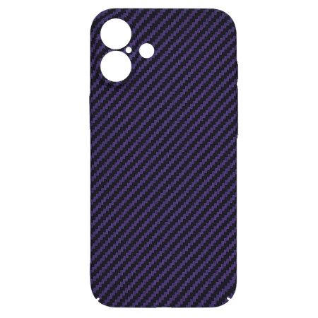 Husa pentru iPhone 16 Plus - Premium CarbonFiber - Purple