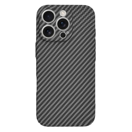 Husa pentru iPhone 16 Pro - Premium CarbonFiber - Black