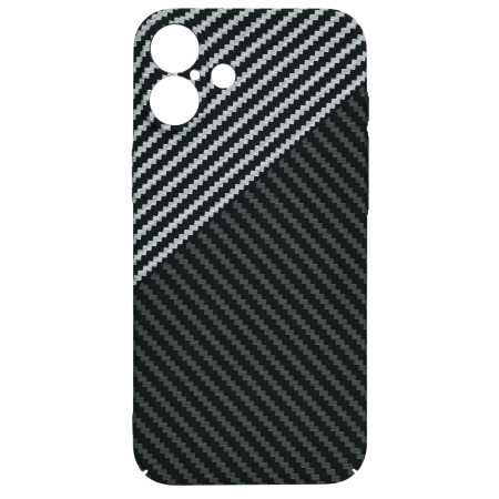 Husa pentru iPhone 16 Plus - Premium CarbonFiber - Stealth Gray