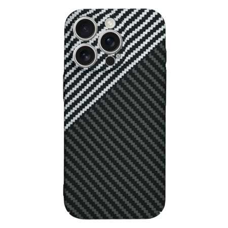 Husa pentru iPhone 16 Pro - Premium CarbonFiber - Stealth Gray