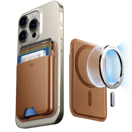 Portofel pentru Telefon cu Functie de Suport Birou - ESR (2K63802) - Caramel Brown