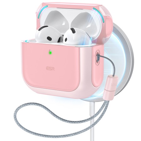 Husa pentru Apple AirPods 4 - ESR Orbit Hybrid HaloLock - Pink