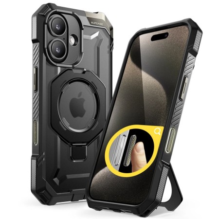 Husa pentru iPhone 16 - Supcase Unicorn Beetle Defender - Black