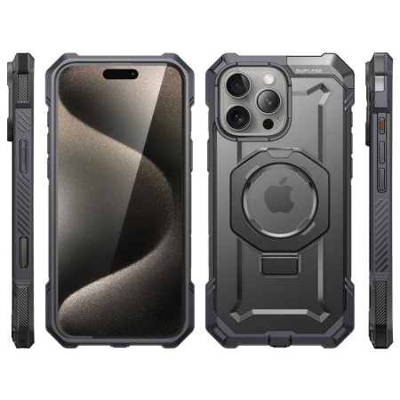 Husa pentru iPhone 16 Pro - Supcase Unicorn Beetle Defender - Gray