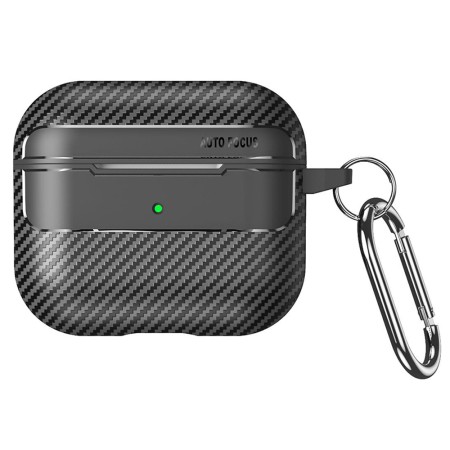 Husa pentru AirPods 3 - Techsuit CarbonFiber - Black