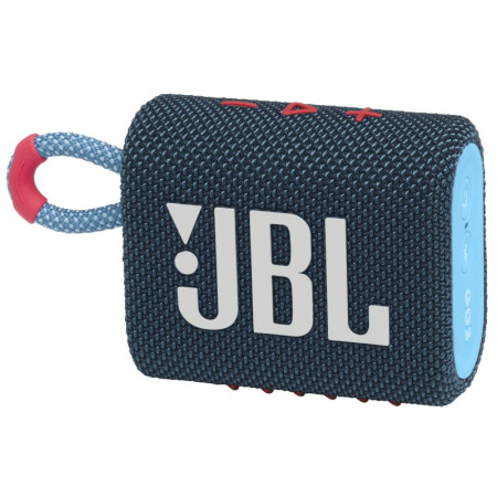 Boxa portabila JBL cu BT 5.1, IP67,  (GO3), Blue / Pink